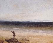Gustave Courbet The Sea at Palavas Sweden oil painting artist